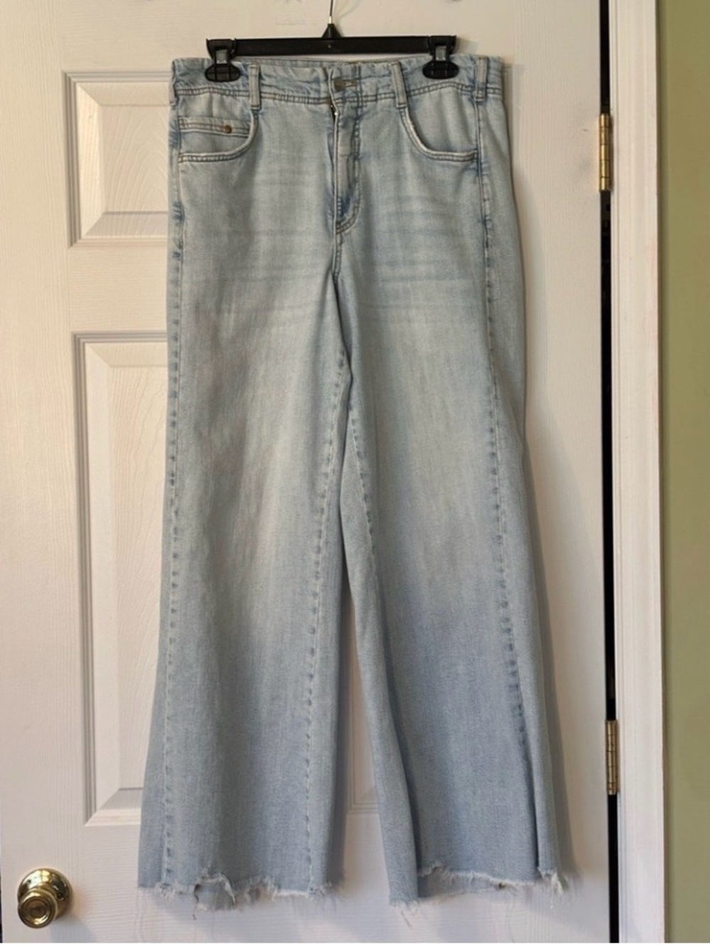 Anthropologie Pilcro The Adi Frayed Hem Jeans In Safie Size 28 - Picture 2 of 11